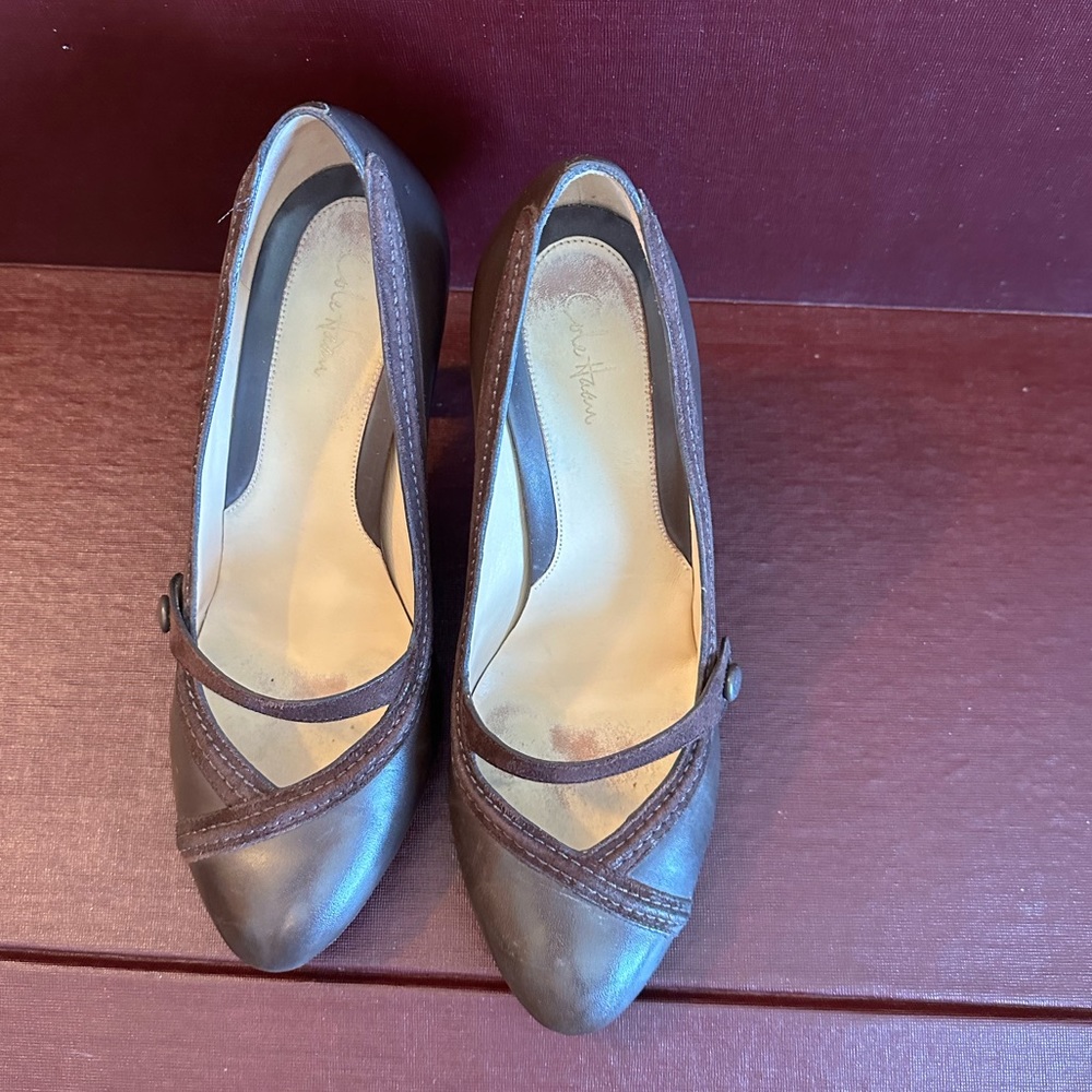 Cole Haan Brown Heels Adelyn Mary Jane pumps dark chocolate 8.5 B original box - Picture 6 of 15